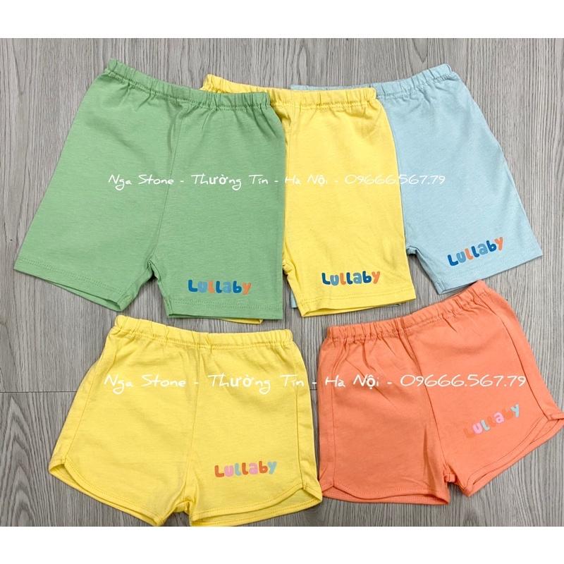 Quần đùi bé trai quần bỏ bỉm bé trai bé gái Lullaby chất cotton mềm mát