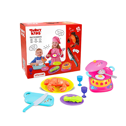 Đồ Chơi Bộ Nấu Ăn 29 TOONYKIDS - Đồ Chơi Nhà Bếp Cho Bé - Little Chef TN131