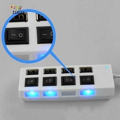 Bộ Chia 4 Cổng Usb 2.0 Có Công Tắc Đóng Mở Tiện Dụng