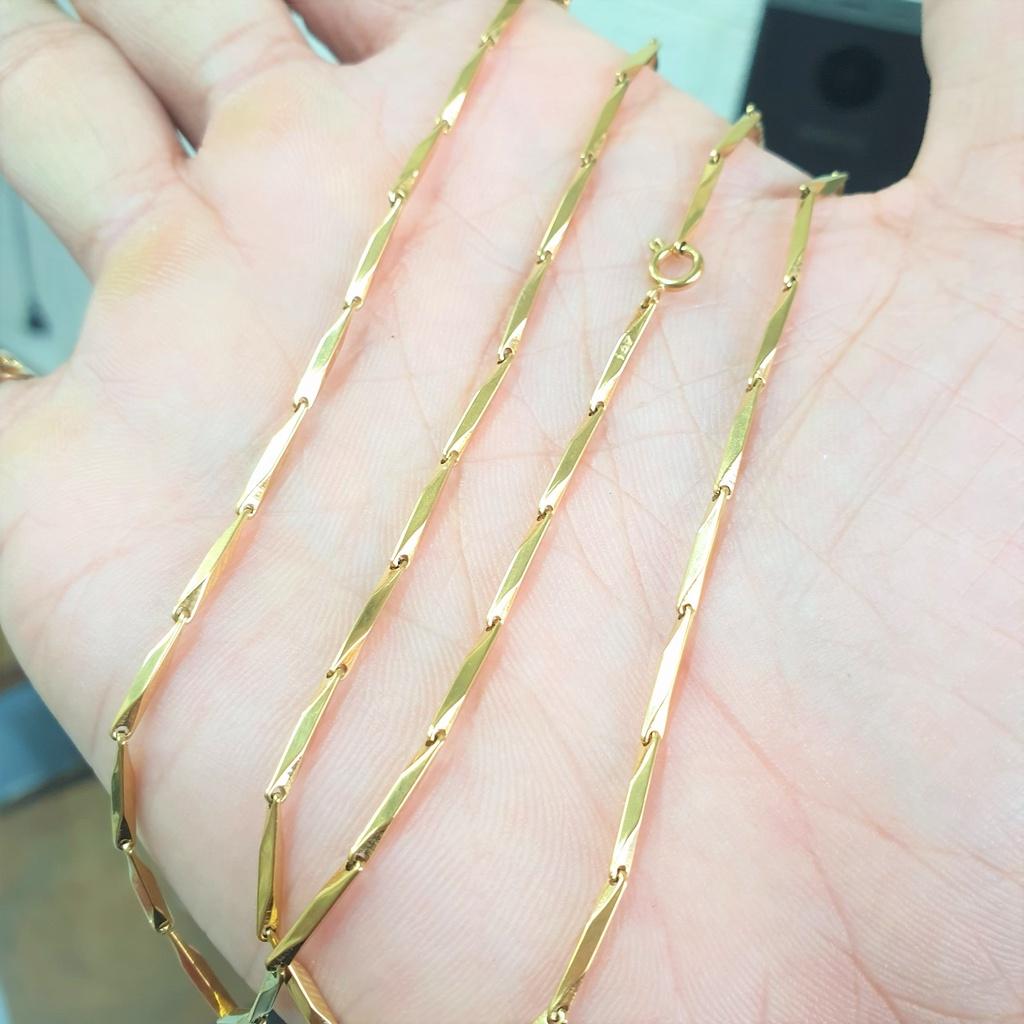 Dây Chuyền Trúc Trơn 3MM Titanium Quốc Tế Cao Cấp- Dùng lâu dài tắm rửa không đen