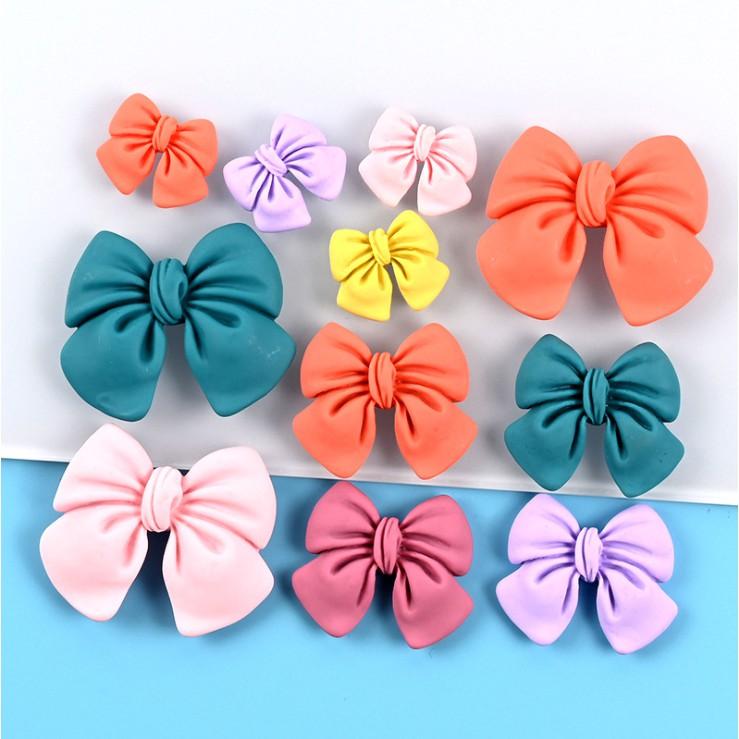 *HN* Charm nơ cho các bạn trang trí kẹp tóc, vỏ ốp điện thoại, DIY