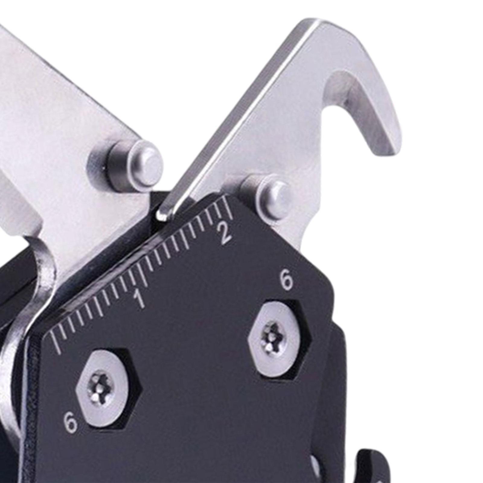 Multitool Card Keychain Pocket Tool Aluminum Alloy Screwdriver Seat Belt Cutter Ruler Useful Keychains Key Chain Tool Set for Hiking Fishing
