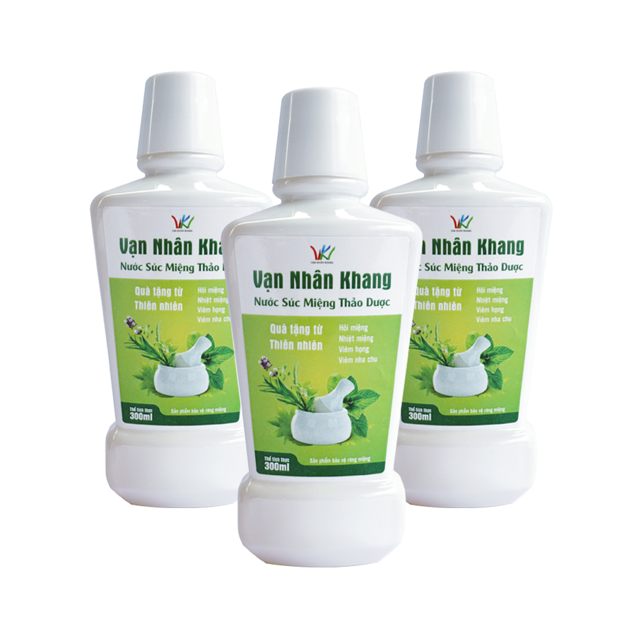 Nước Súc Miệng Thảo Dược (300ml )- Vạn Nhân Khang