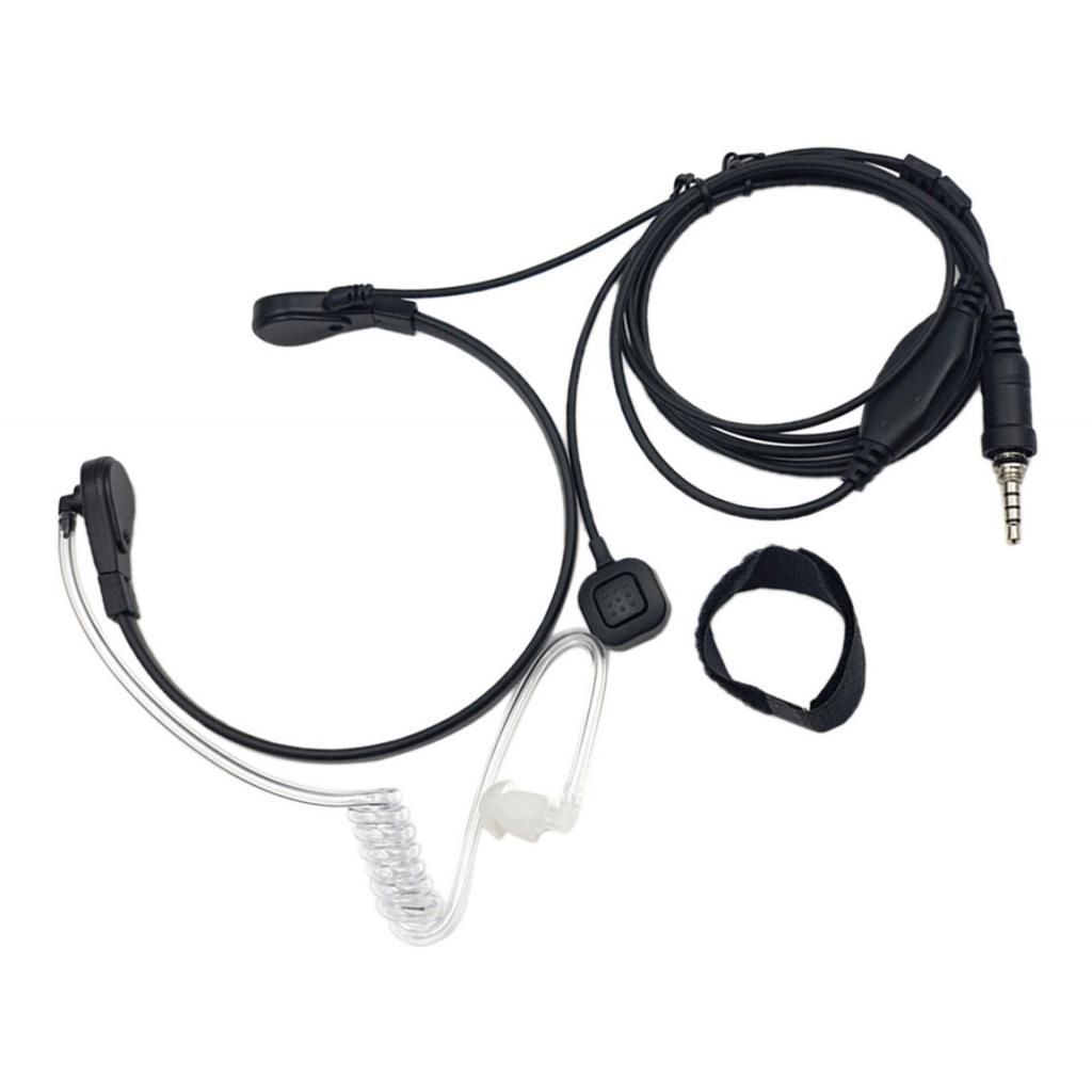 MIC Headset  Acoustic Tube Earpiece with Finger PTT for Vertex 1 Pin