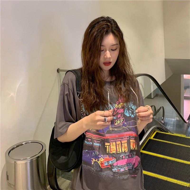 Áo thun nam nữ unisex tay lỡ, áo phông tay lỡ unisex form rộng oversize streetwear