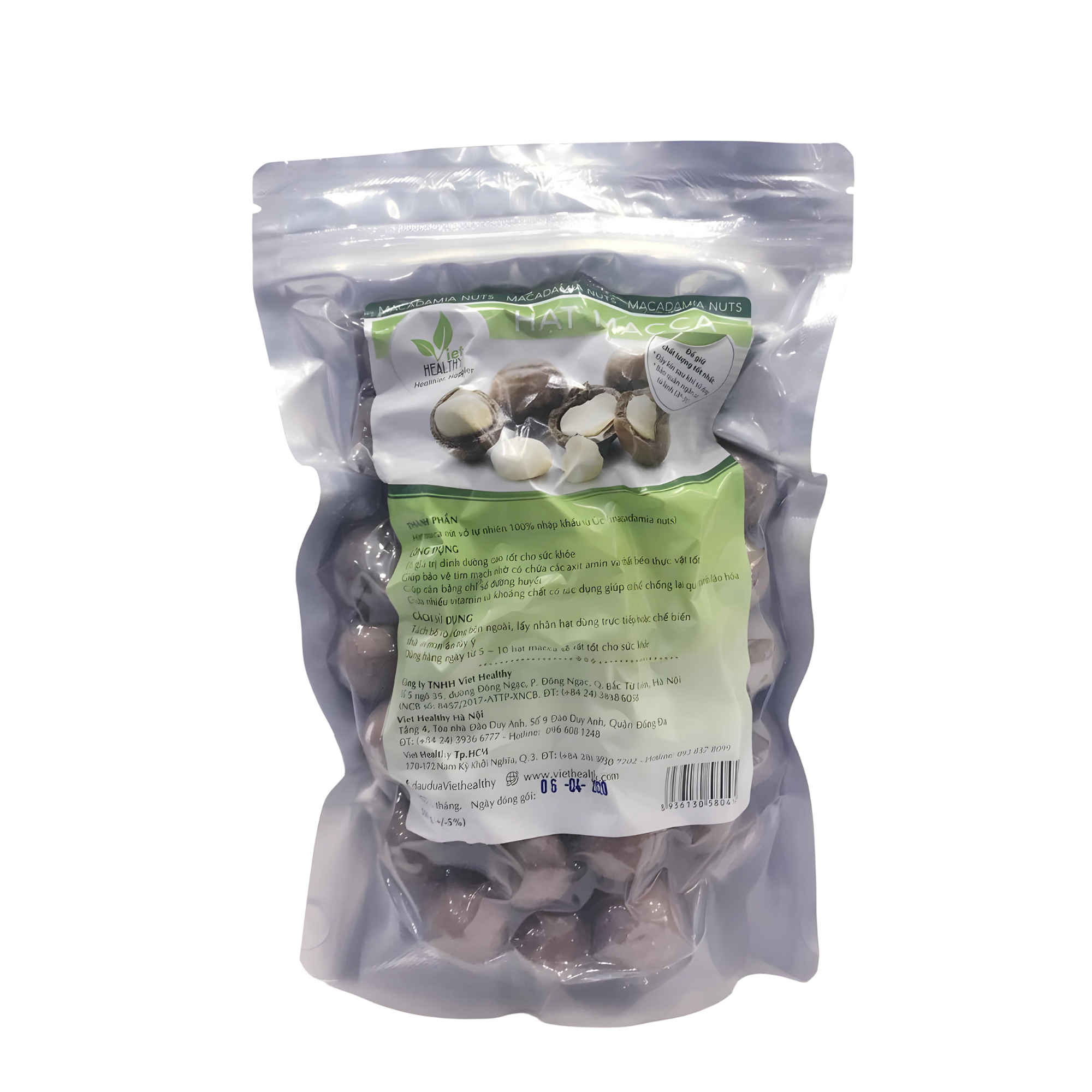Hạt Macca Úc 500g
