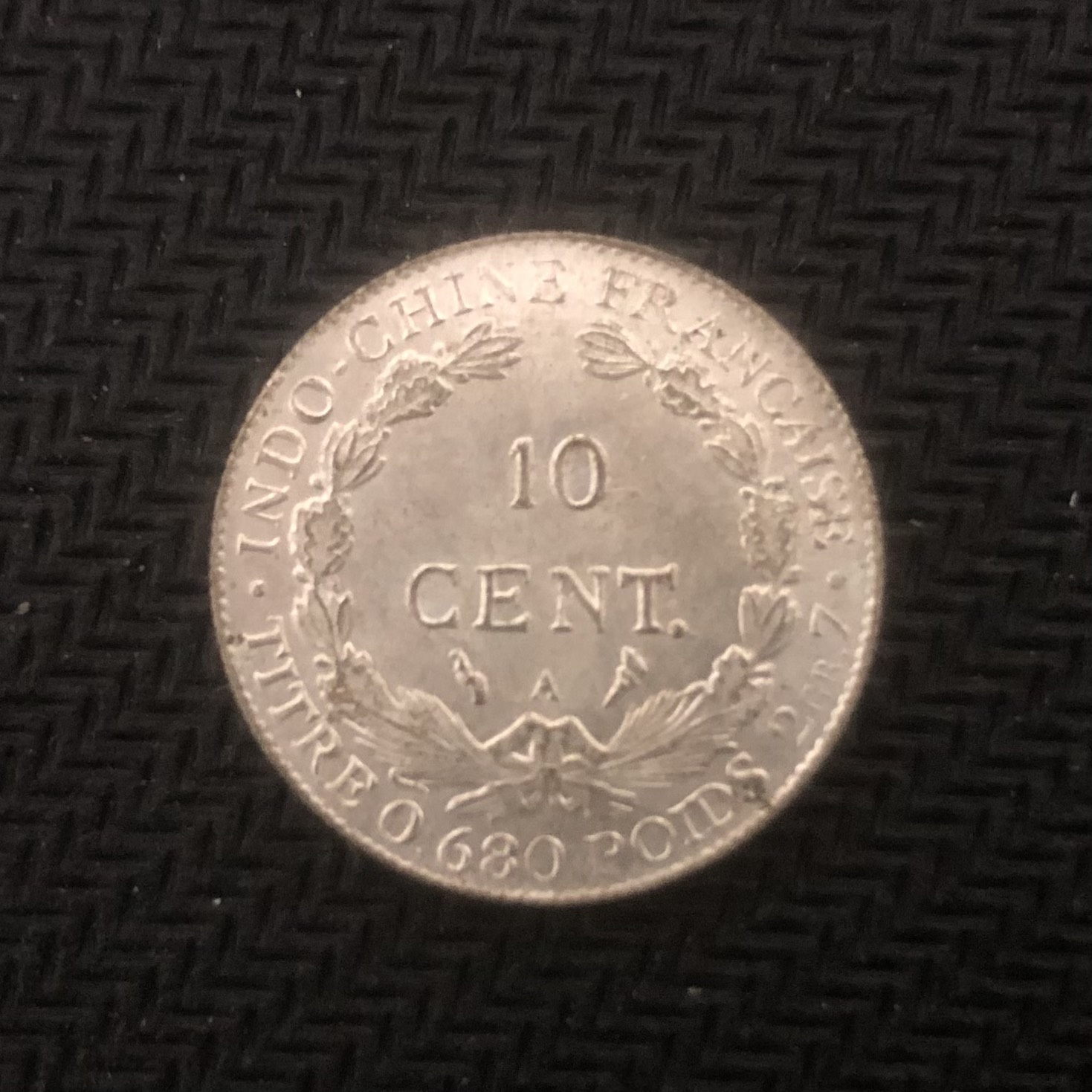 Xu hoa xòe Đông Dương - Indochine 10 cent 1901 lưu niệm