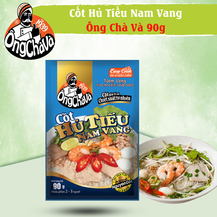 Lốc 15 Gói Cốt Hủ Tiếu Nam Vang Ông Chà Và 90gr
