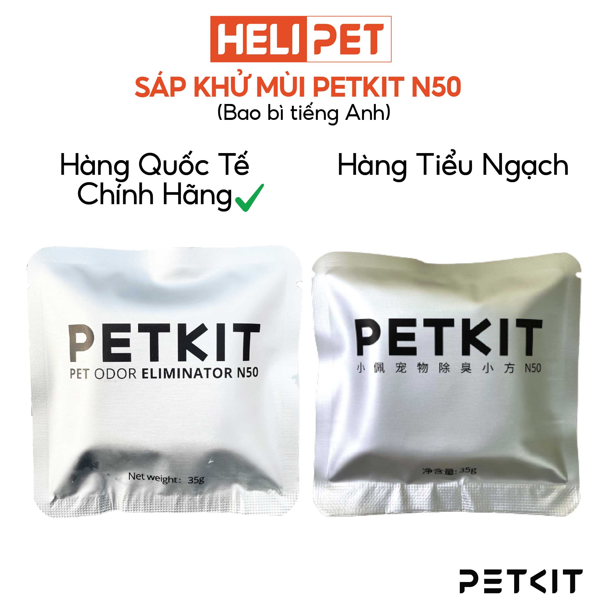 Sáp khử mùi Petkit N50 Dùng cho máy dọn vệ sinh tự động Petkit Pura Max - HeLiPet