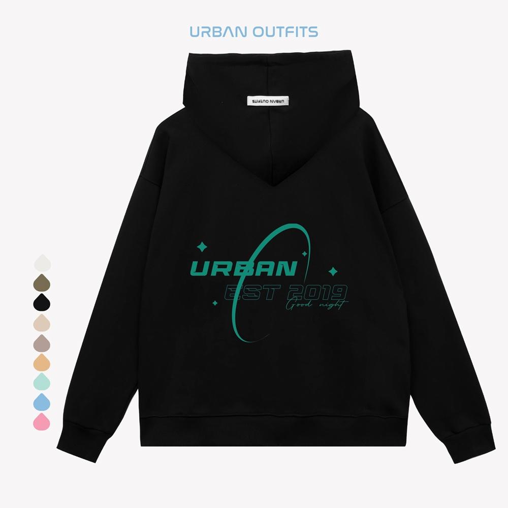 Áo Hoodie Form Rộng URBAN OUTFITS Kiểu In Hình HOO120 ver 2.0 Thun Cotton Frech Terry 350GSM Local Brand