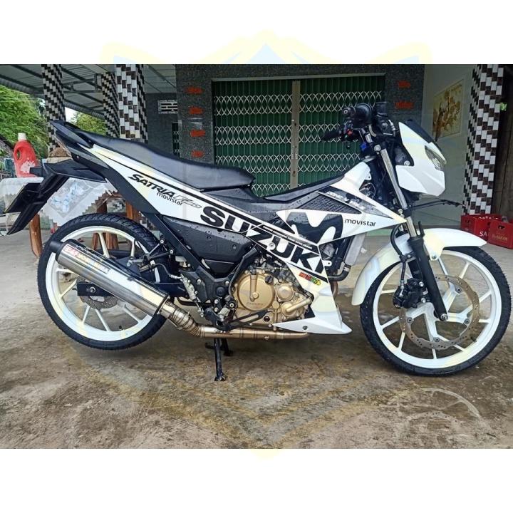 Tem rời satria fi movistar trắng