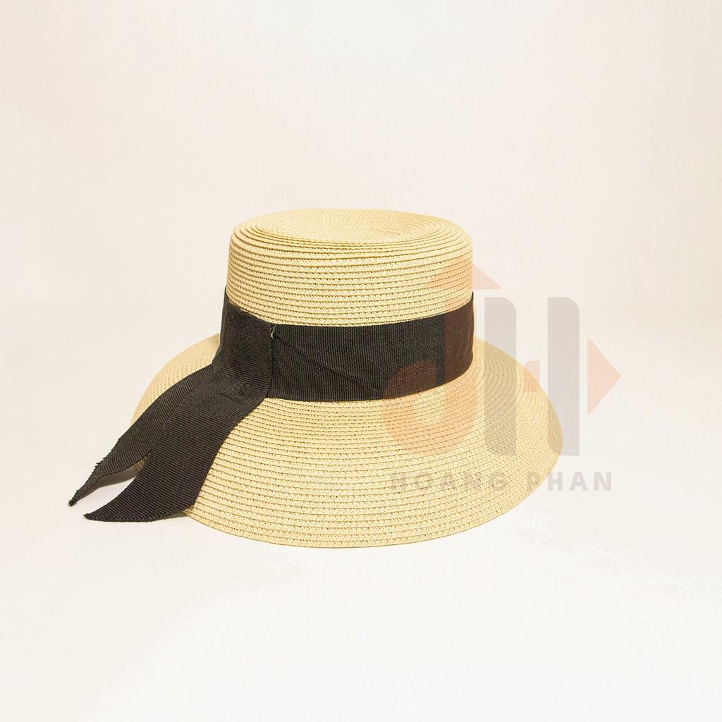 Nón rộng vành đan đi chơi thời trang