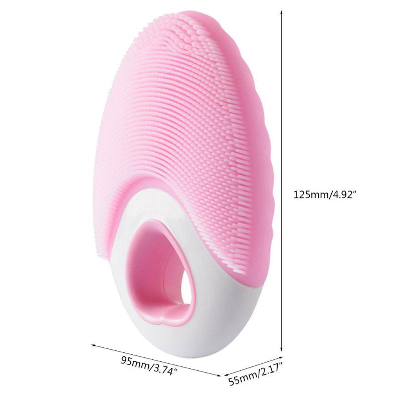 Làm Sạch Da Mặt Bàn Chải Âm Rung Động Mặt Mini Bụi Silicon Sâu Lỗ Chân Lông Làm Sạch Lớp Trang Điểm Tẩy Điện Sạc Không Dây