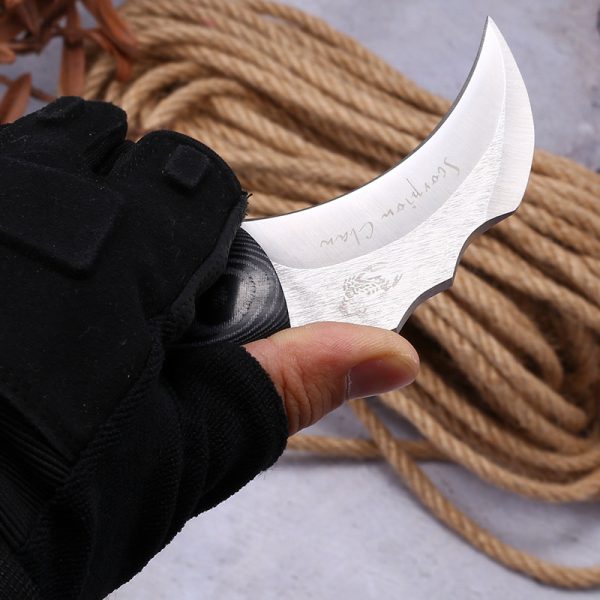 Dao phượt KARAMBIT có bao da đựng bỏ túi tiện lợi cao cấp