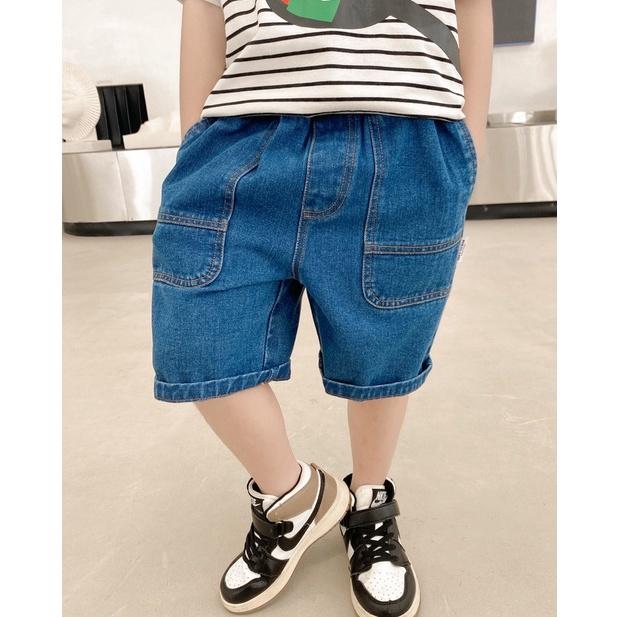 QN25 Size90-150(9-35kg) Quần short jean bé trai (Quần bò đùi cho bé XILIBA) Quần áo trẻ em hàng quảng châu