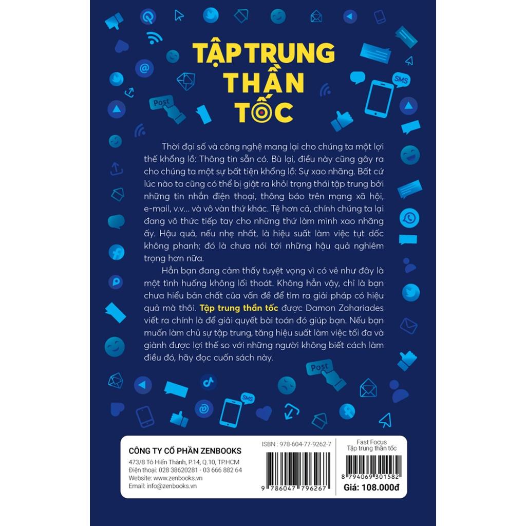 Sách - Tập Trung Thần Tốc - Fast Focus