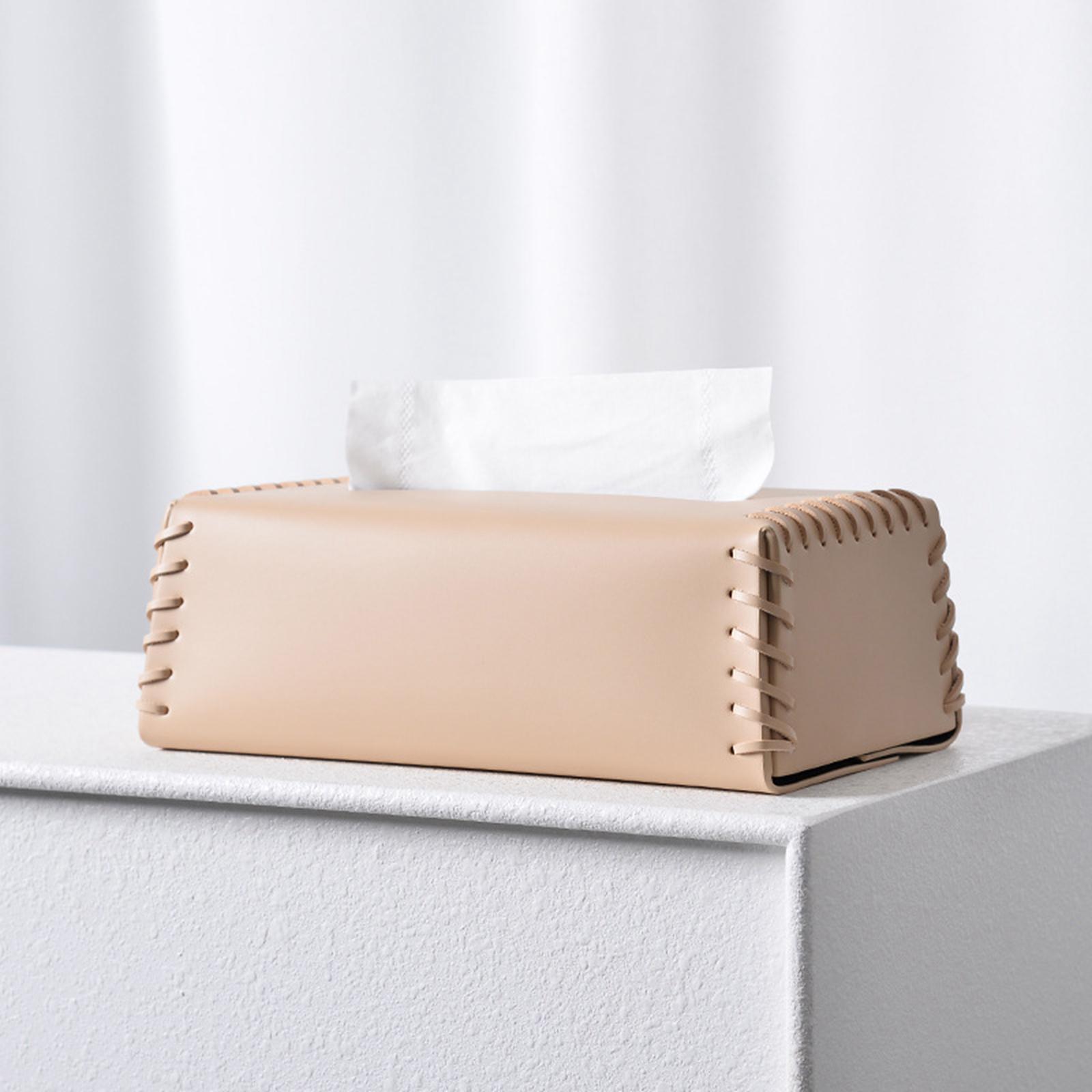 Tissue Dispenser Box Tissue Holder Tissue Case Tissue Paper Holder Bathroom Toilet Paper Holder Facial Tissue Holder for Bedroom Living Room