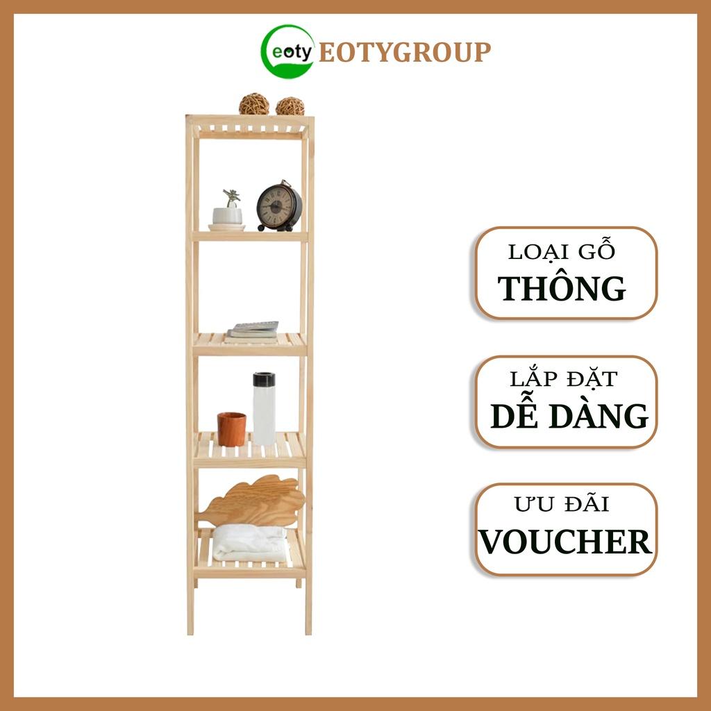 Kệ gỗ đa năng 5 tầng Shelf 5F - Kệ gỗ vuông 5 tầng đa năng Eotygroup