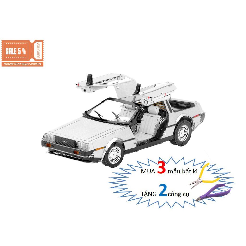 Mô Hình Lắp Ráp 3d Xe DeLorean DMC-12