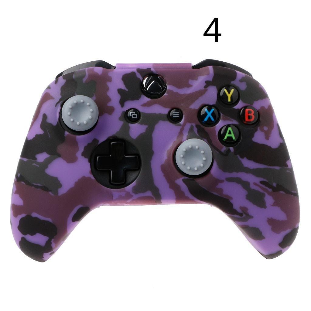 Bộ tay cầm chơi game bằng silicon + 2 nút bấm cho Xbox One x S
