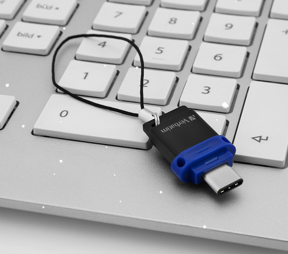 USB Verbatim OTG Type C USB 3.0 64 GB - Hàng chính hãng