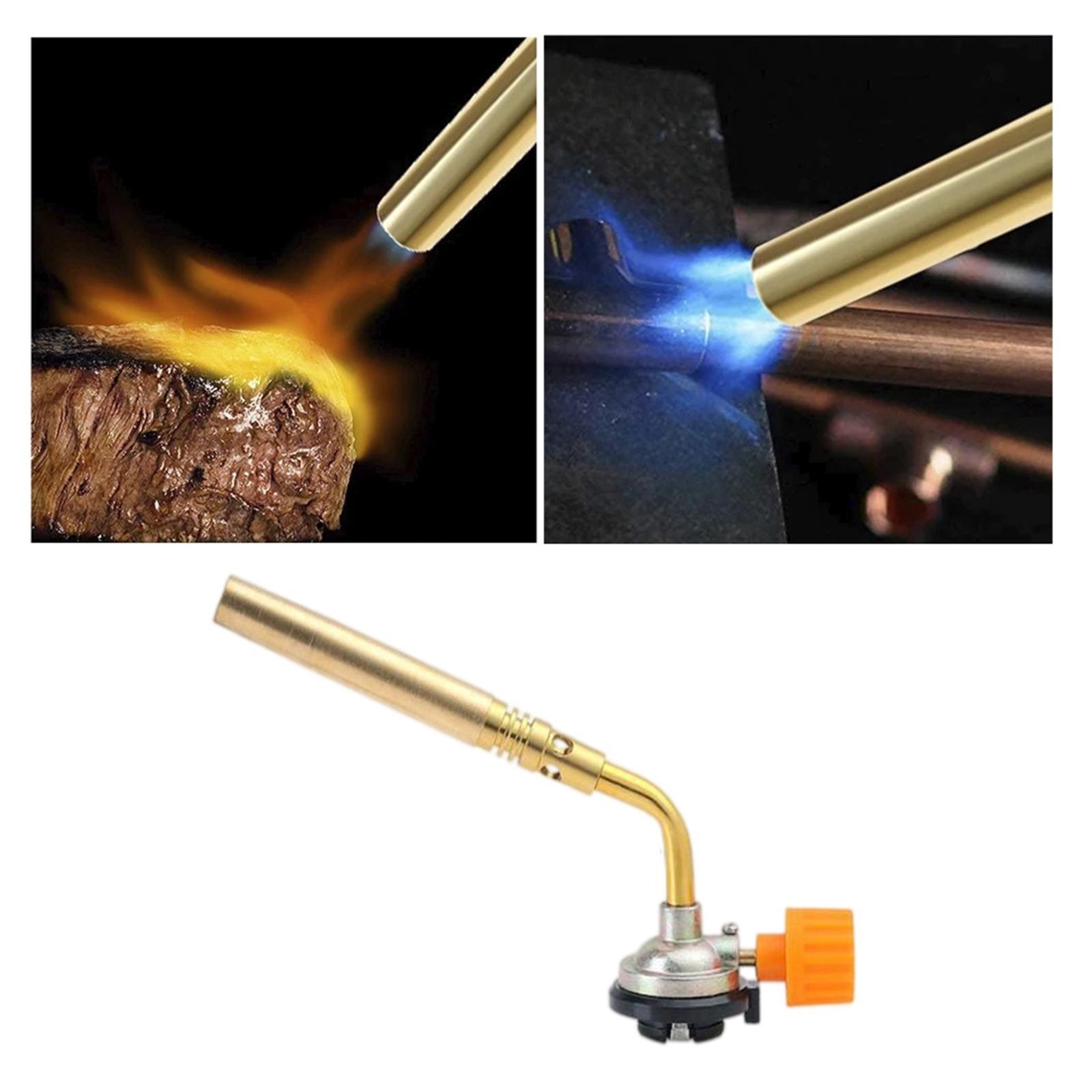 Burner Brazing W/ Fan Booster Backpacking Brass for Party Garden