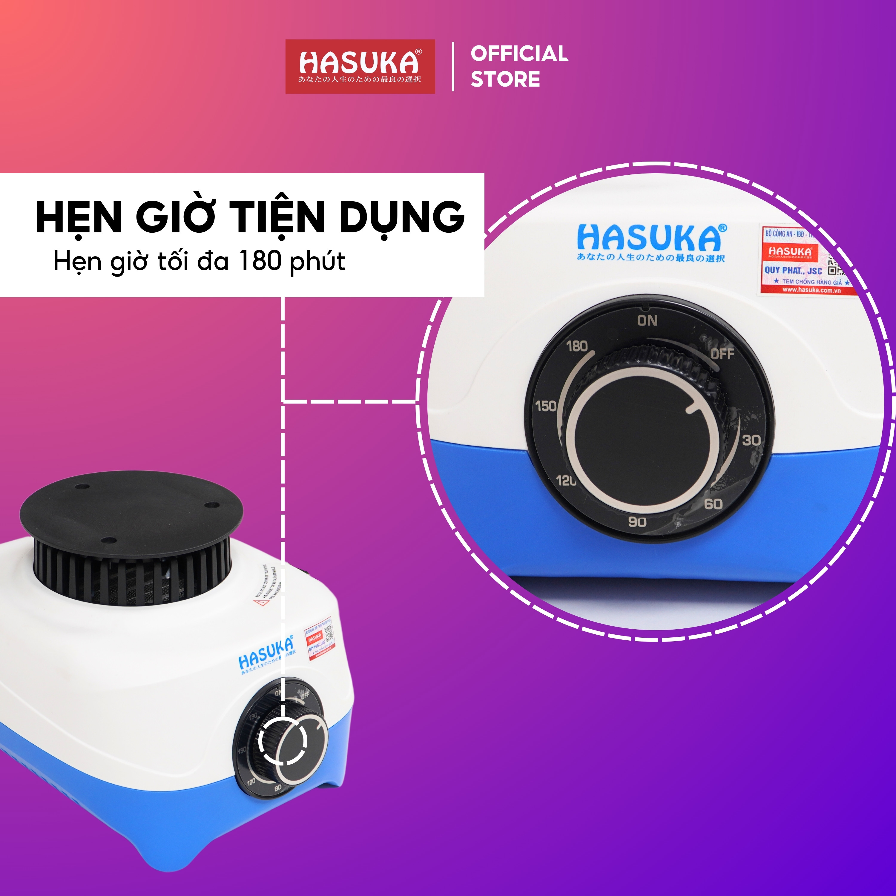 Tủ sấy quần áo HASUKA HSK-116MS Công nghệ sấy cộng hưởng nhiệt PTC tăng khả năng bảo vệ quần áo (BH 12 tháng) - HÀNG CHÍNH HÃNG