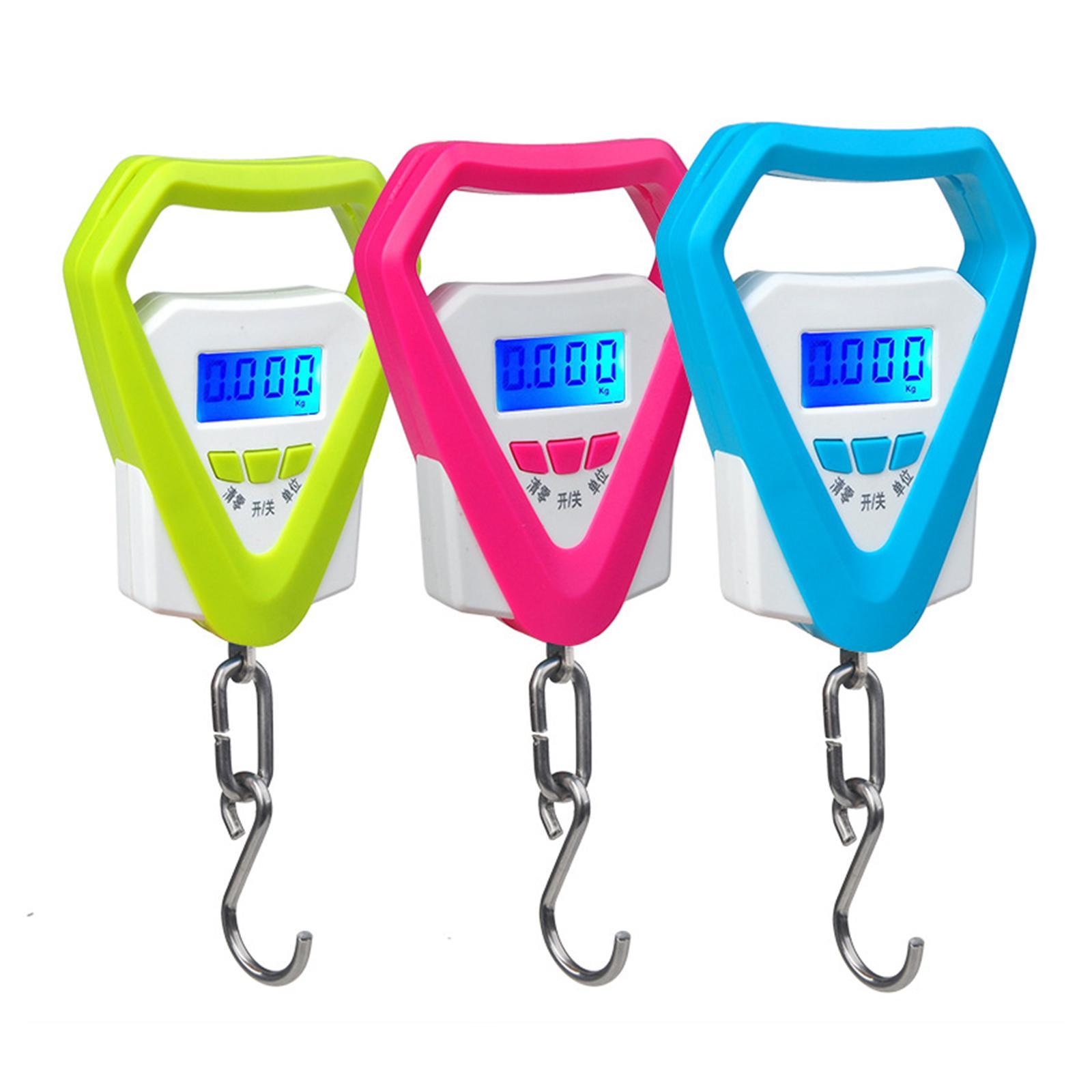 Electronic Hanging Weight Scale with Weight Hook 110lb /50kg for Travel Bag