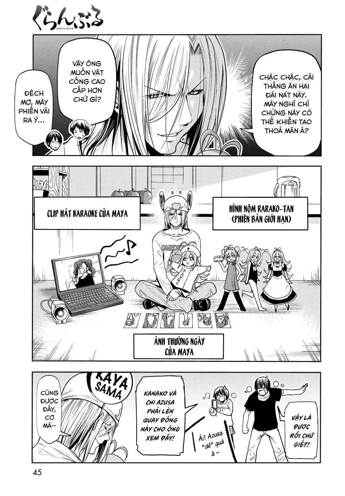 cô gái thích lặn - grand blue chapter 73 9