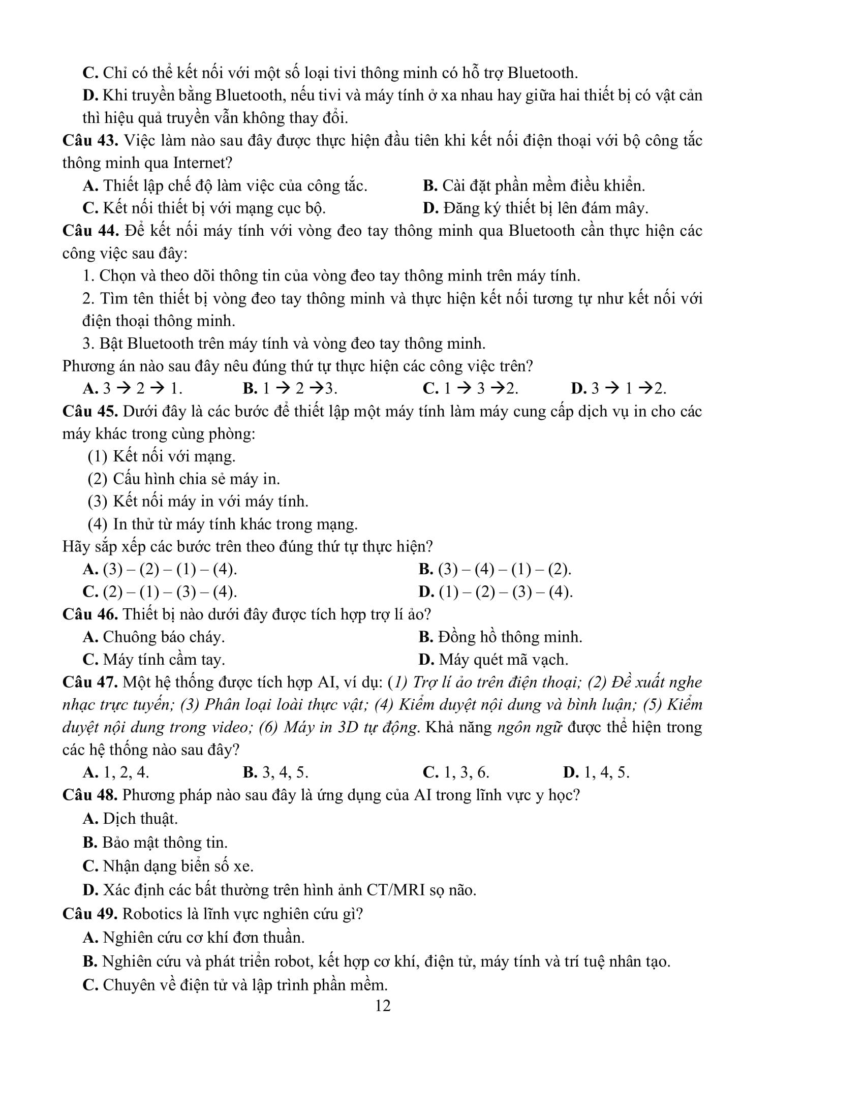 Sách - Ôn Luyện Thi Tốt Nghiệp THPT Theo Chương Trình GDPT Mới - Môn Tin Học