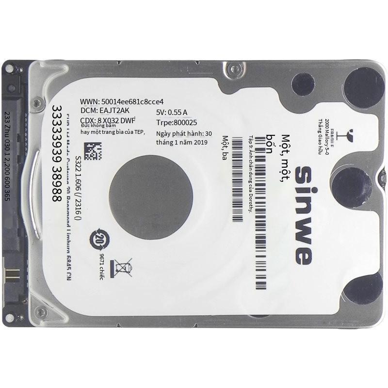 Ổ cứng máy tính xách tay kiểu mới nhất 1t 2.5 inch 1tb ổ cứng cổng nối tiếp sata ổ cứng cơ sinwe 1t ổ cứng không thể rắn