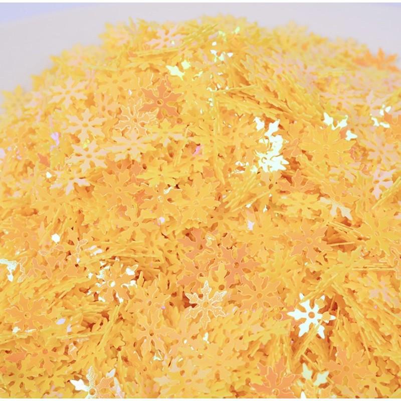 Hộp 30g Kim Tuyến Sequins Hình Hoa Tuyết Cánh Nhọn Trang Trí - Trường Thịnh Sài Gòn