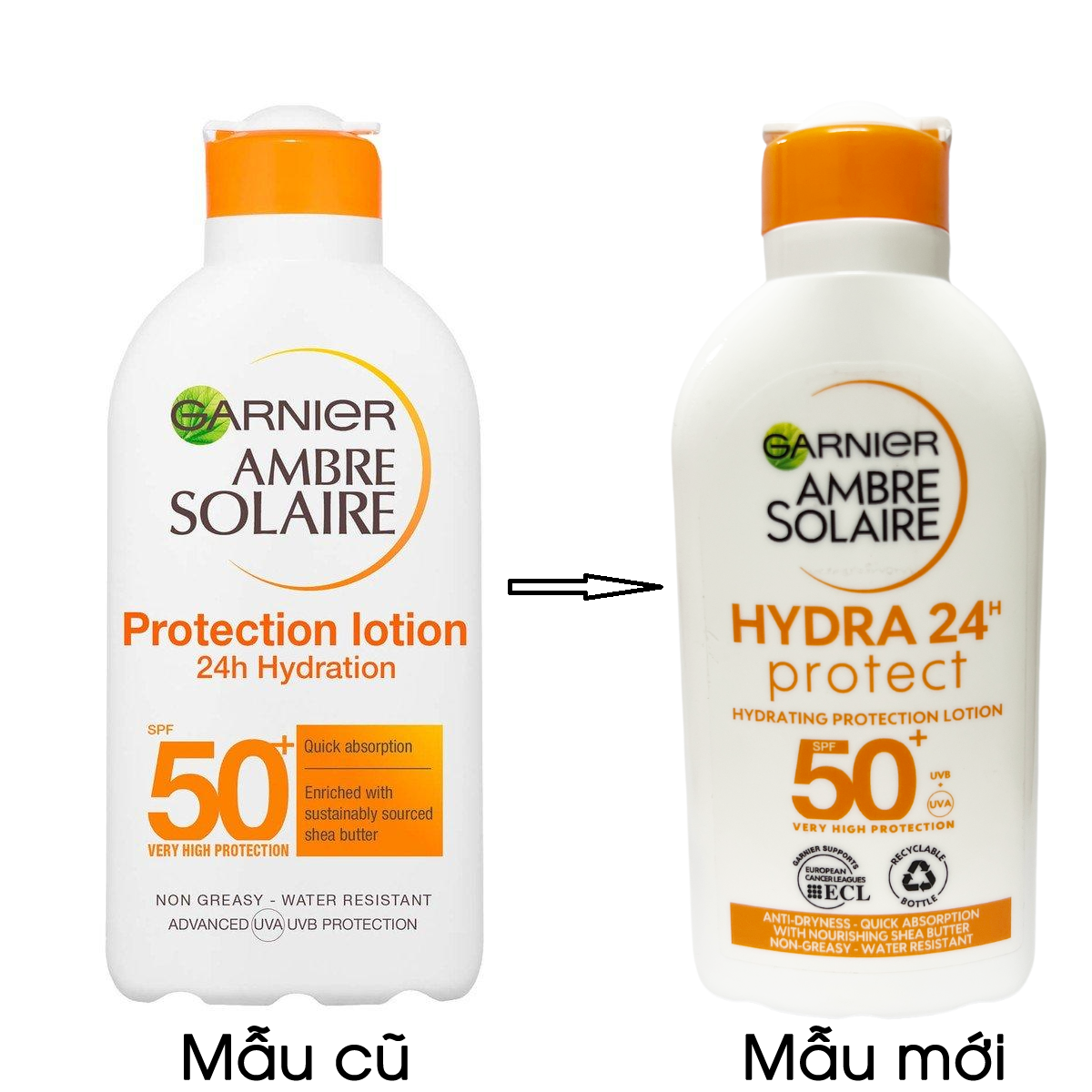 Kem chống nắng Garnier Ambre Solaire Protection Lotion SPF50