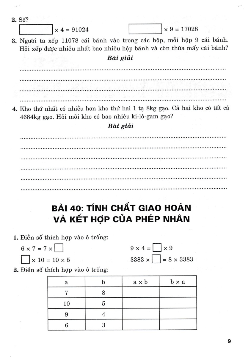 Vở Bài Tập Nâng Cao Toán 4 Tập 2 _HA