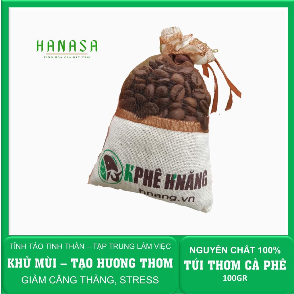 Túi thơm cà phê 100% nguyên chất khử mùi, chống say tàu xe