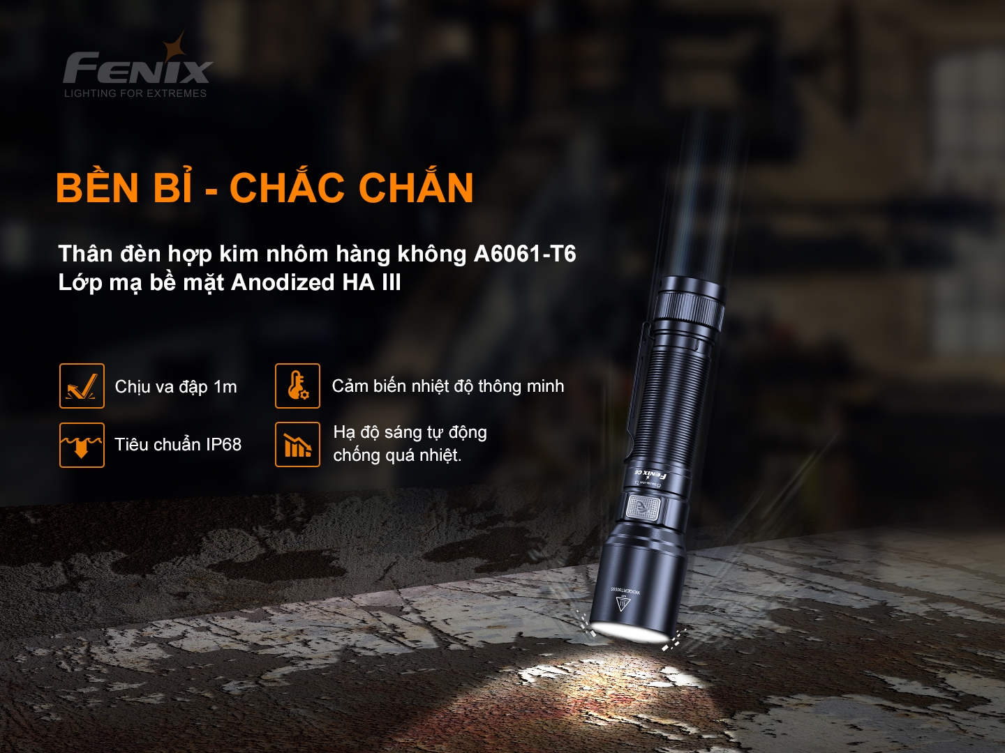 Đèn pin cầm tay FENIX C6 V3.0