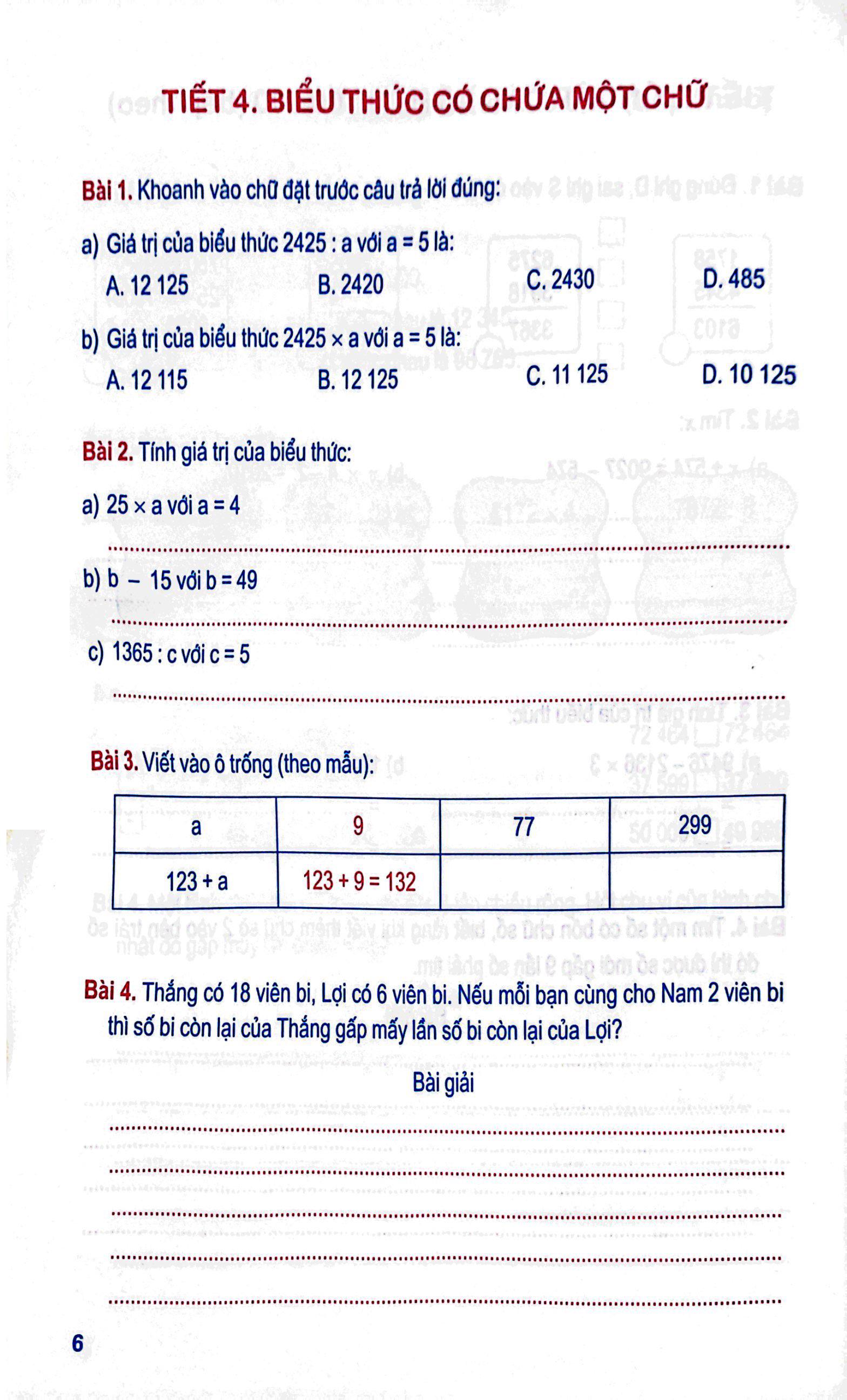 Bài Tập Toán Nâng Cao Lớp 4 - Mở Rộng Kiến Thức Sách Giáo Khoa