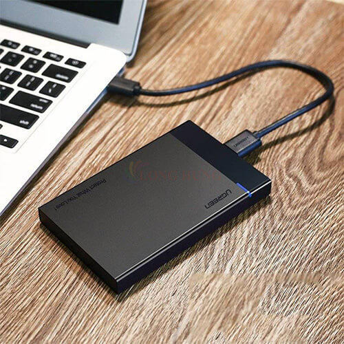 Hộp đựng ổ cứng nhựa Ugreen 2.5 inch USB 3.0 HDD Enclosure US221 - Hàng chính hãng