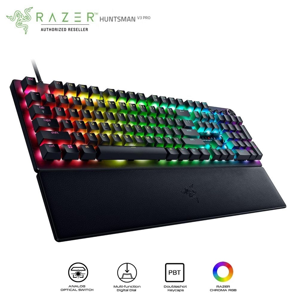 Bàn phím Razer Huntsman V3 Pro - Analog Optical Esports Keyboard_Mới, hàng chính hãng