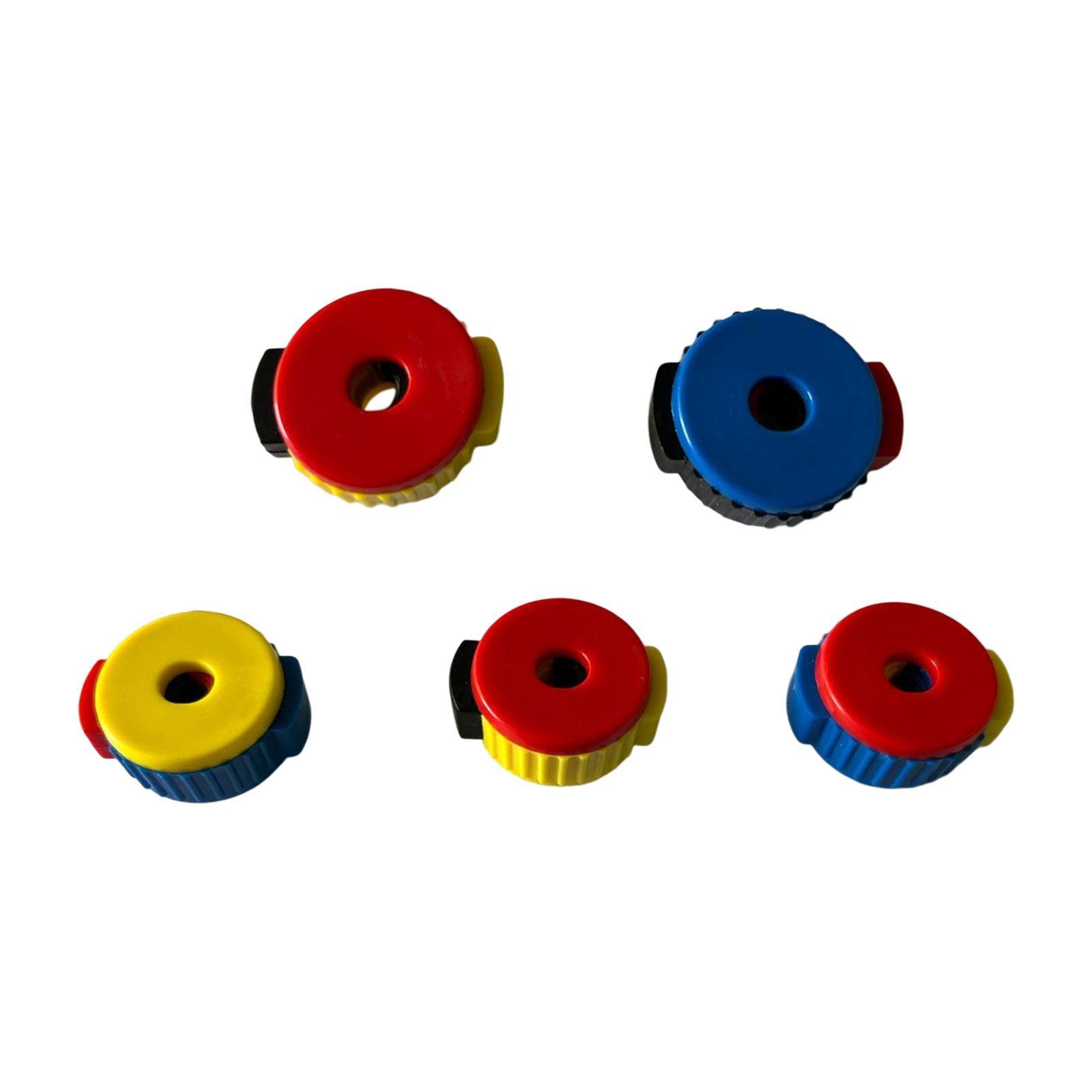 5 Pieces Cymbal Quick Release Nut Drum Set Buckle DIY Parts Accessories