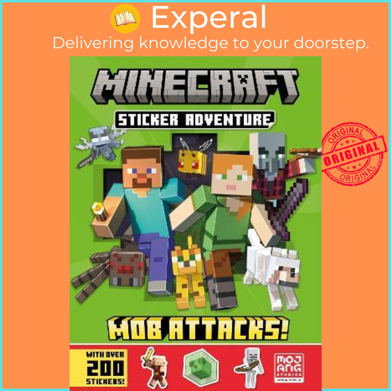 Sách - Minecraft Sticker Adventure: Mob Attacks! by Mojang AB