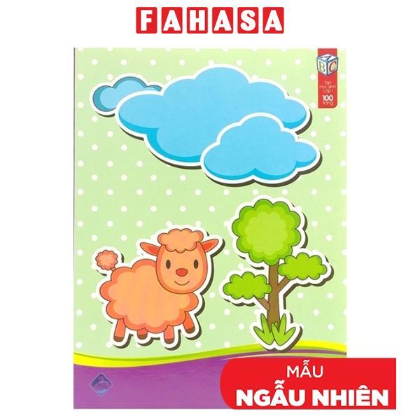 Tập Học Sinh 4 Ô Ly 100 Trang ĐL 80g/m2 - FAHASA (Mẫu Màu Giao Ngẫu Nhiên)