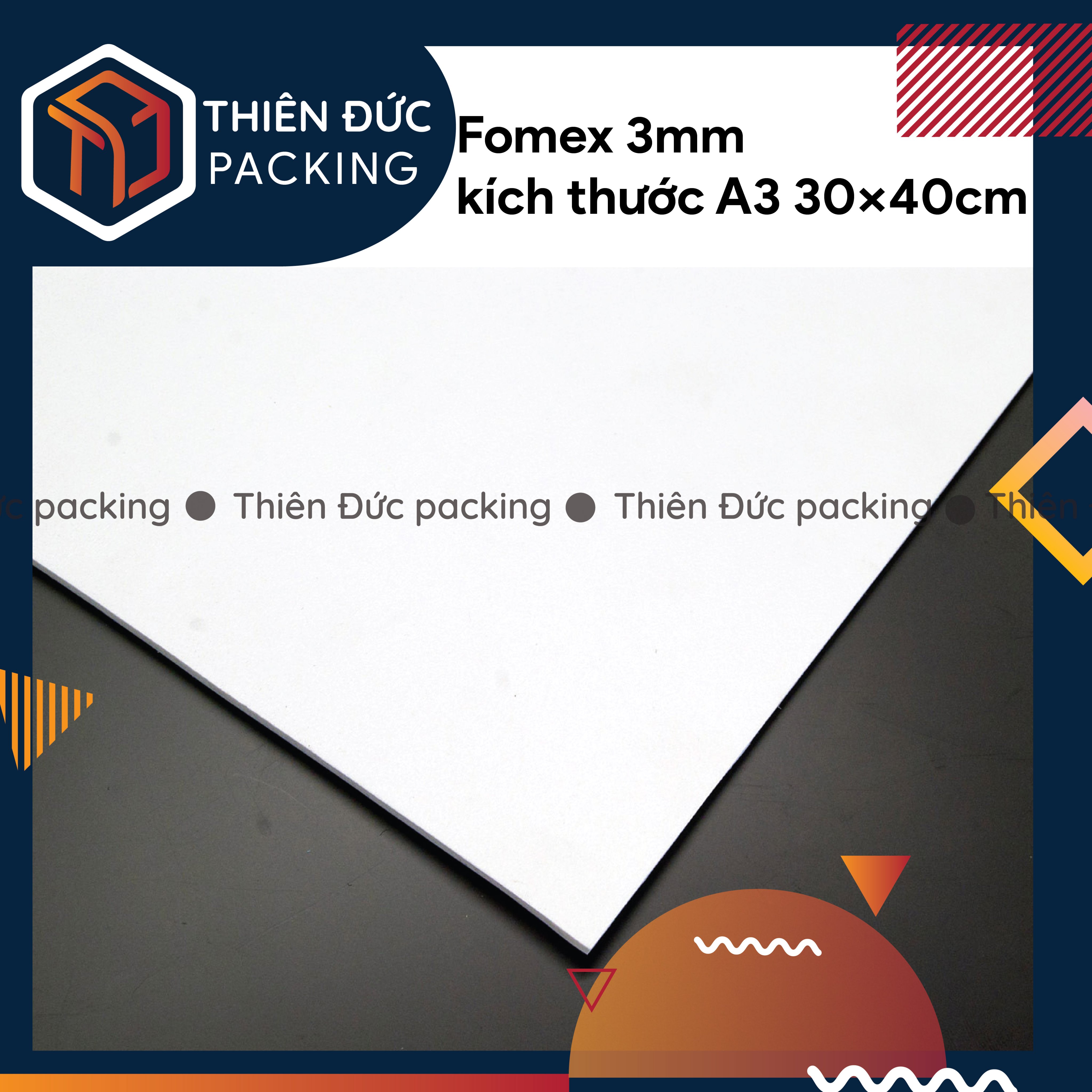 Tấm Bìa FOMEX 3mm A3 Trắng Làm Mô Hình Kiến Trúc, Decal, Tranh, Kệ Tủ Handmade..