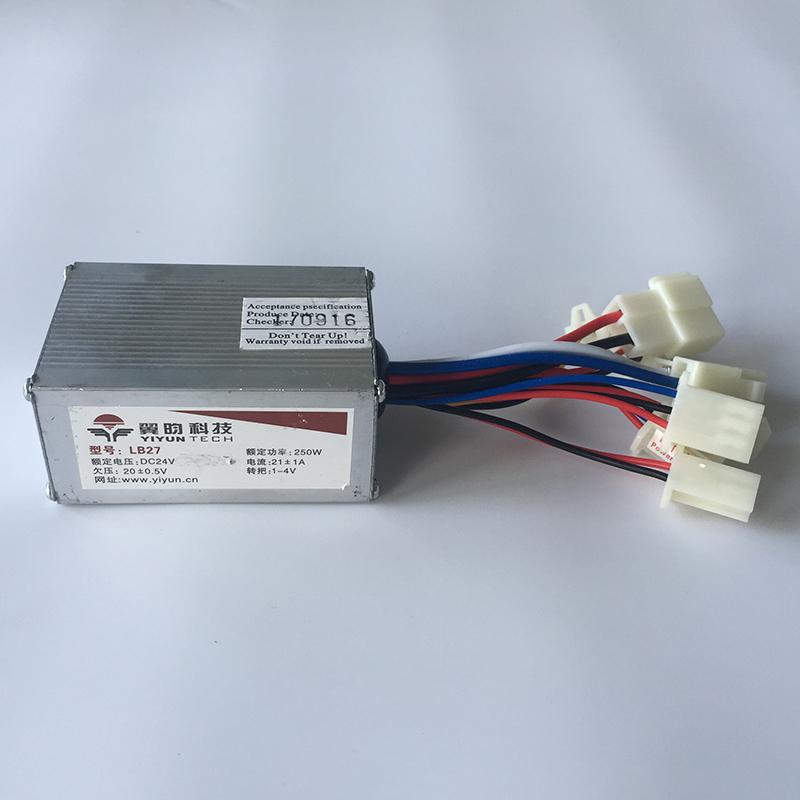 Bộ điều khiển động cơ bàn chải 24V 250W DC LB27 YIYUN E-BIKE Điện xe đạp xe đạp xe đạp Đồ chơi Tripycle Tripcle Phụ kiện xe đạp