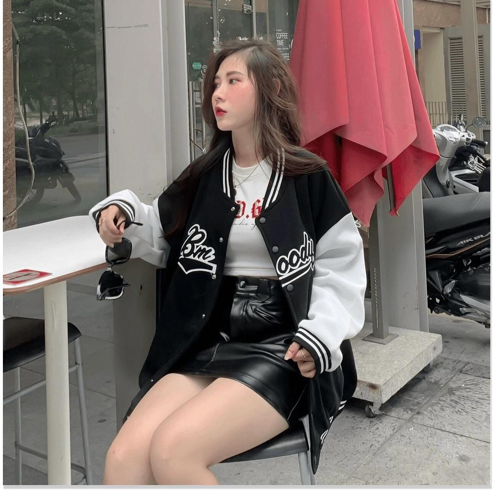 Áo khoác dù bomber nữ cool