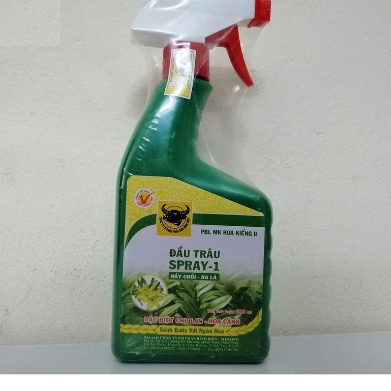 PHÂN BÓN LÁ ĐẦU TRÂU KÍCH RA LÁ VÀ CHỒI SPRAY 1 - 500ML -
