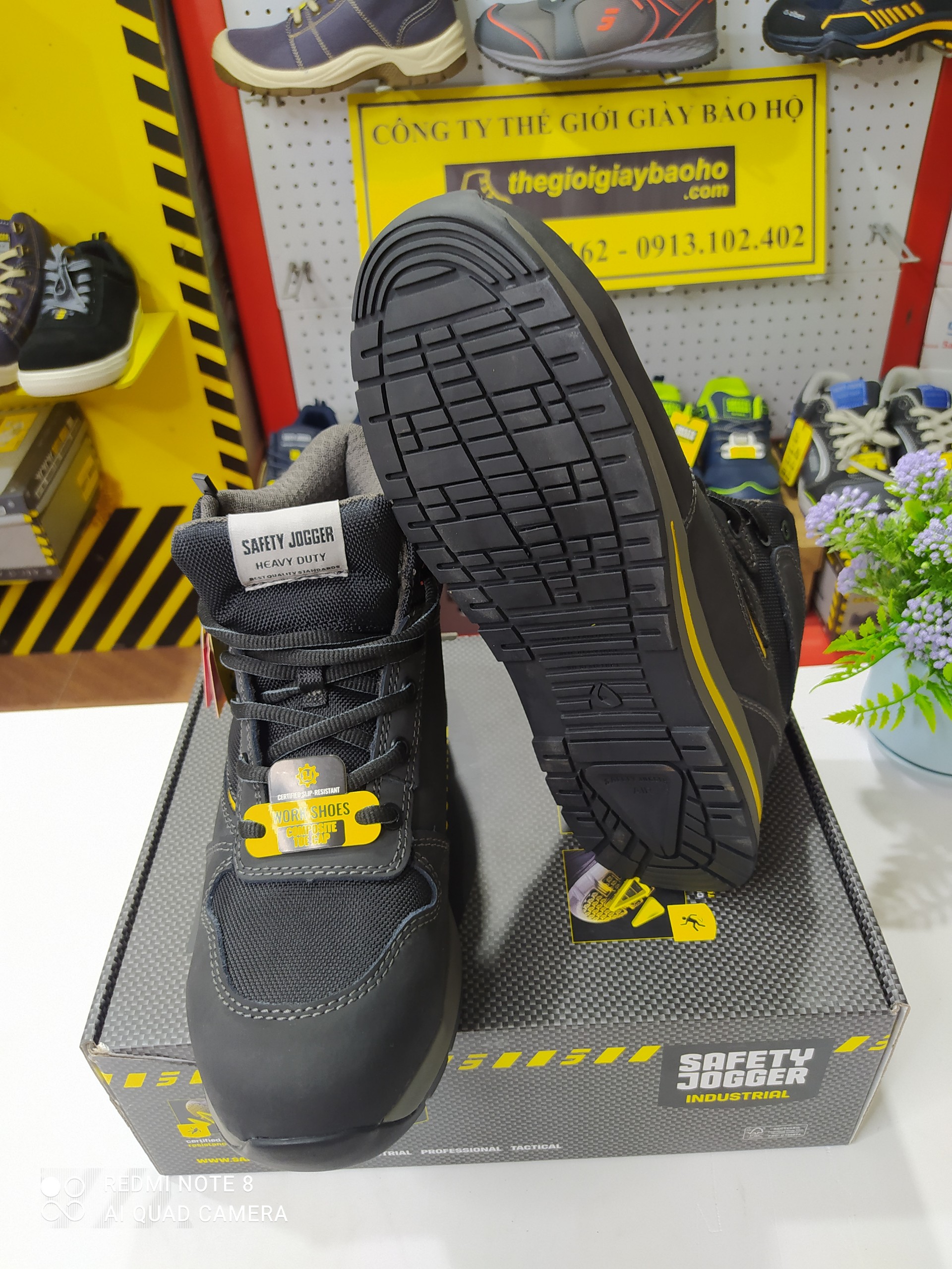 [Hàng Chính Hãng] Giày Bảo Hộ Safety Jogger Speedy, Da Chất Lượng Cao, Đế PU,  Chịu Nhiệt Cao, Chống Trượt, Đâm Xuyên