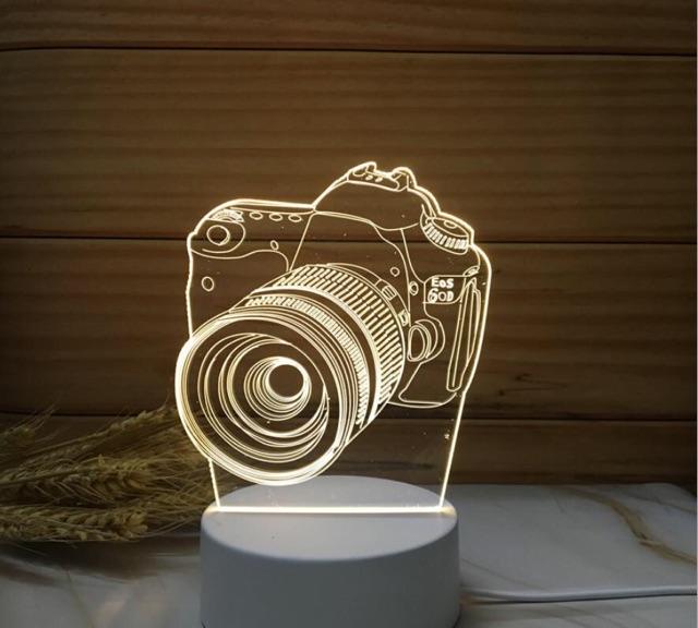 Đèn ngủ Led sáng tạo - Đèn trang trí 3D đẹp độc lạ - Quà tặng vô cùng ý nghĩa