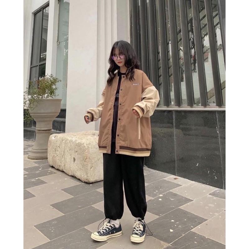 Áo Khoác Dù BOMBER WAS Form Rộng Tay Dài Ulzzang ️/Nam Nữ Unisex ️ Jaystoree