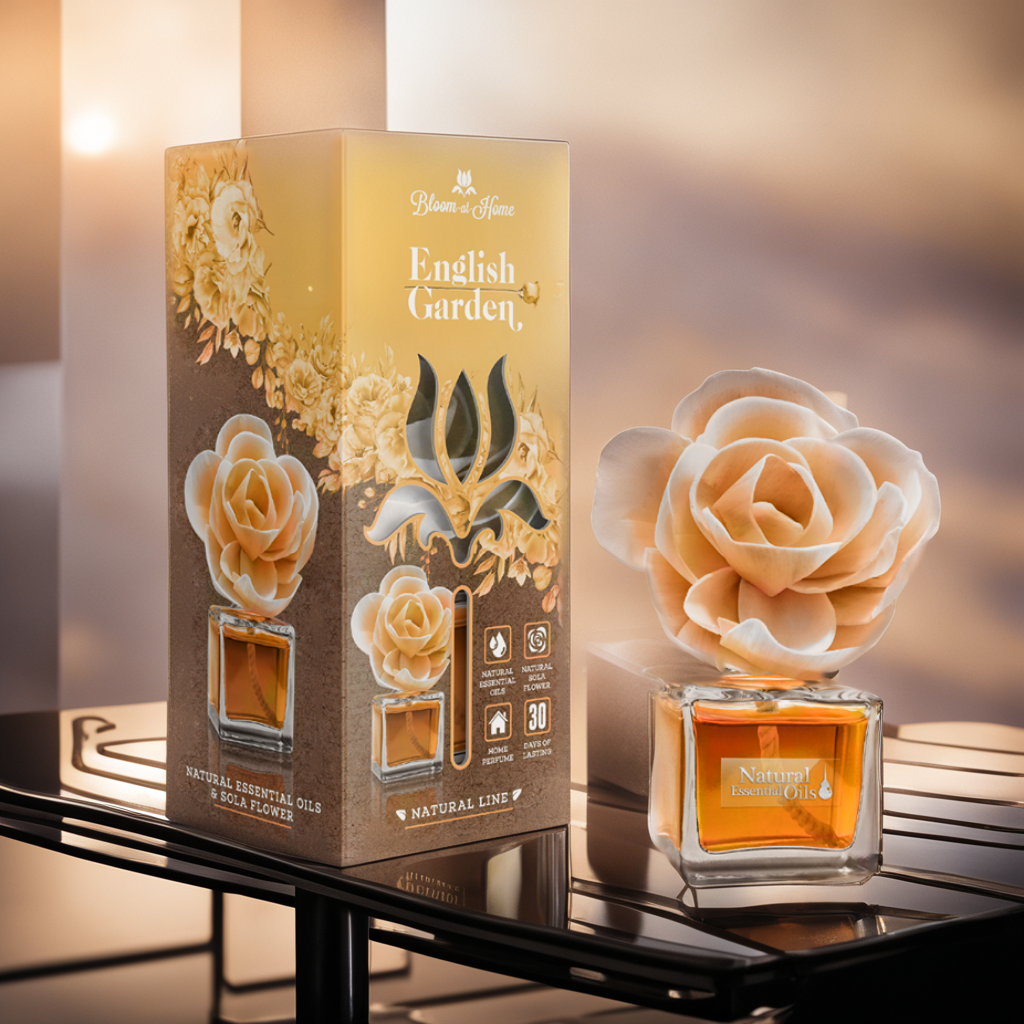Nước hoa thơm phòng Bloom At Home Elix - Hương Vườn Hoa - 100ml nhập khẩu từ Ba Lan - Hương hoa tự nhiên, lưu hương lâu, an toàn